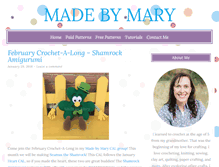 Tablet Screenshot of madebymary.biz